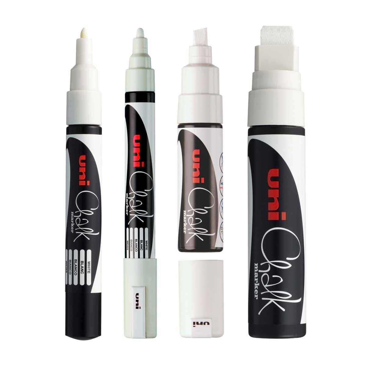 Uni Chalk Marker PWE-3M - marqueur craie liquide - pointe conique