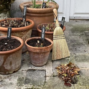 Balayette en fibres végétales - Jardinet - Équipez votre jardin au